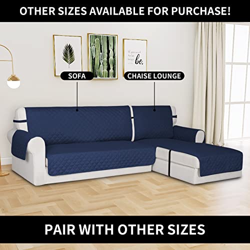 Reversible Couch Cover (Navy/Navy / Medium Lounge Chaise)