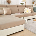 Sofa Covers Couch Covers for Sofa Pet Friendly Couch Cushion Covers Universal Sofa Covers Washable Stretch Slipcovers for Sectional Sofa (Texture Light Coffee / Chaise Cover)