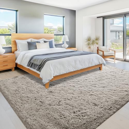 6x9 Area Rugs for Living Room (Grey Camel / 6' x 9' (Rectangular))
