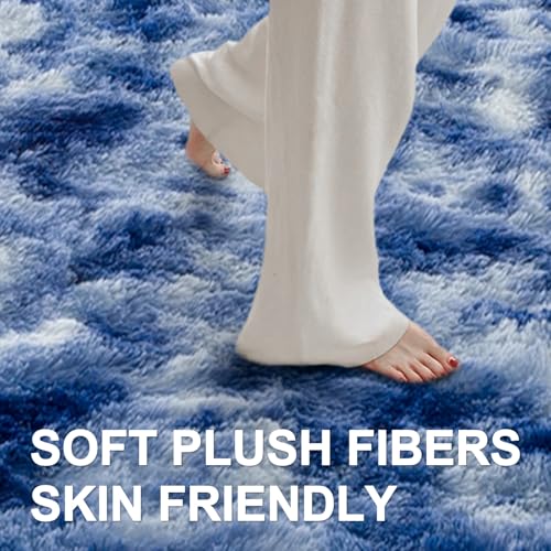 9x12 Ft Extra Large Shag Rugs for Living Room (Eg Royal Blue / 9' X 12' (Rectangular))
