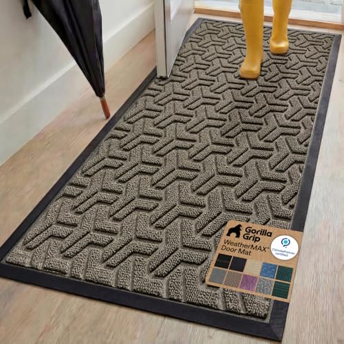 WeatherMAX Door Mat (Slate Geometric / 72" x 24")