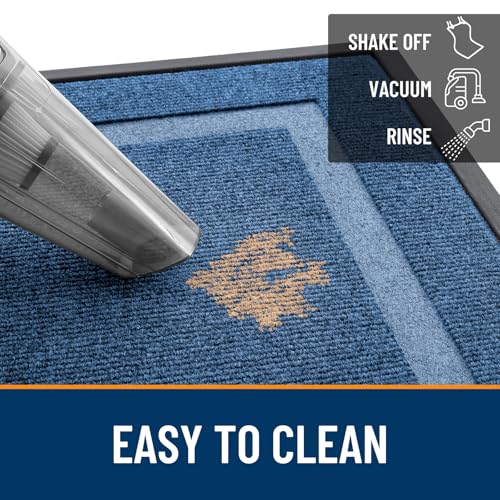 Front Door Mat Outside 47x32 (Light Blue / 47" x 32")