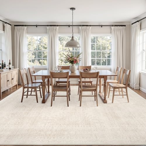 6x9 Area Rugs Living Room (Beige / 6' x 9' (Rectangular))