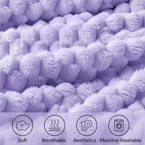 Lavender Large Throw Blanket for Couch (Lavender / Throw XL(50"x70"))