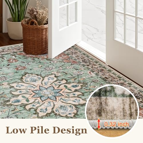 10x14 Area Rugs Living Room (Brown Green / 10' x 14' (Rectangular))