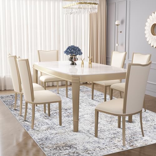 5x7 Area Rugs for Living Room (Blue Grey / 5' x 7' (Rectangular))