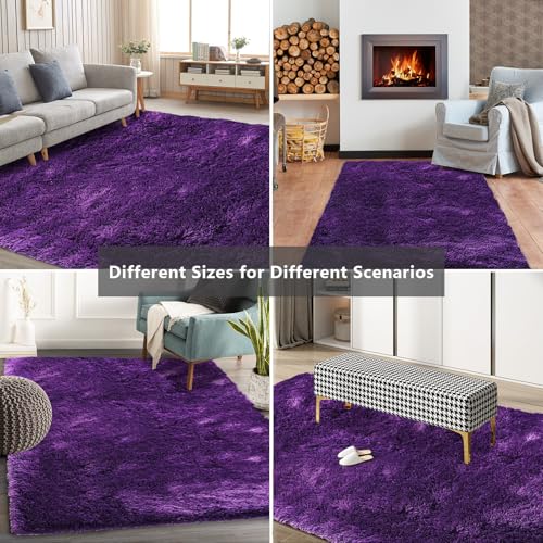 Shag Area Rugs for Bedroom Living Room