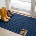HydroABSORB Door Mat for Indoor Outdoor Use (Blue / 47" X 35")