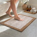 Bathroom Rugs 24x17 Non Slip Washable (Coffee / 1'5" x 2' (Rectangular))
