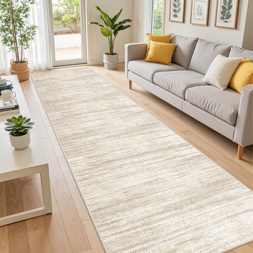 2x10 Runner Rug Non Slip (Brown/Beige / 2' x 10' (Runner))