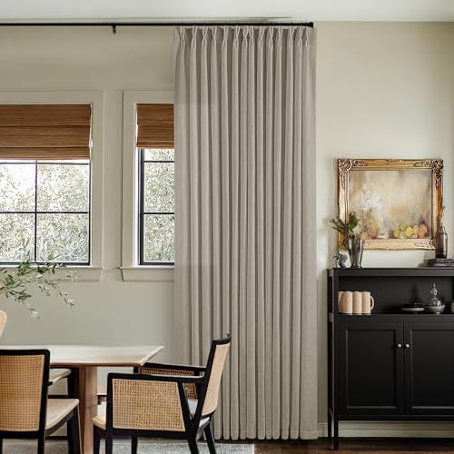 Extra Wide Curtains 84 Inches Long 60 Inch Width Burlywood Birch (Burlywood Birch / 60"W x 84"L (Pack of 1))