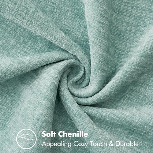 Decorative Couch Throw Pillow Covers 20x20 Inch Coastal Light Blue (Aqua Haze / 20" x 20" (Pack of 2))