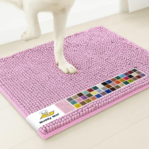 Super Water Absorbent Door Mat Indoor (Light Pink / 24" x 36")