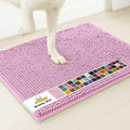 Super Water Absorbent Door Mat Indoor (Light Pink / 16" x 24")