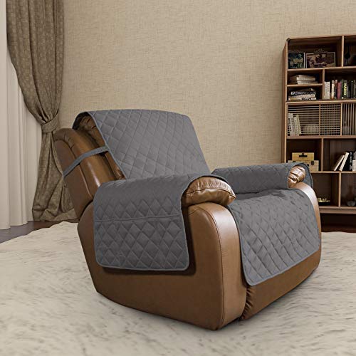 Reversible Couch Cover (Gray/Gray / Large Recliner)