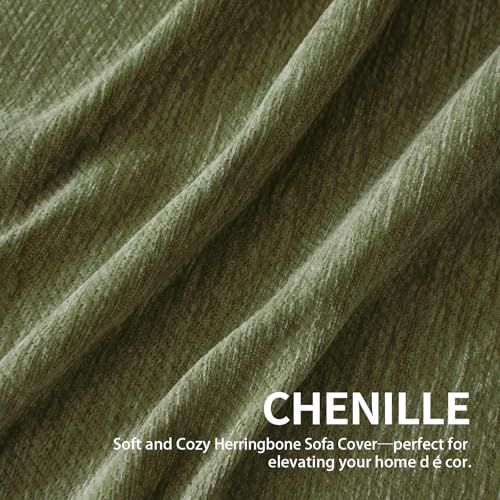 Couch Cover for Sofa (Green / 91*134 inch)