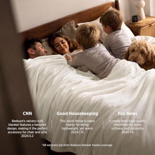 Fleece Blankets King Size Cream (01 - Cream / King (108" x 90"))