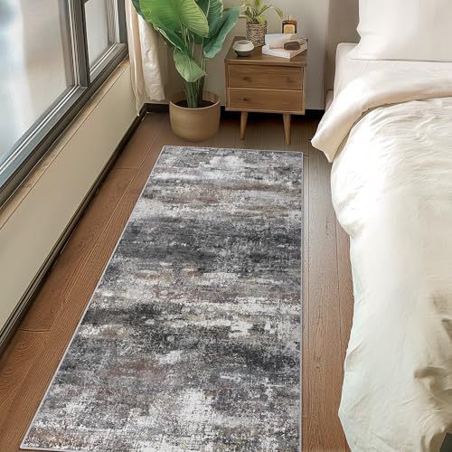2x8 Runner Rug for Hallway (Dark Grey / 2' x 8' (Rectangular))