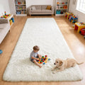 4x11 Area Rugs for Living Room Bedroom (4x11 Ft / Ivory)
