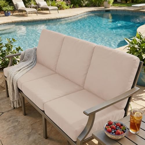 Milk Silk Couch Cushion Covers (Taupe / Seat Cover Large)