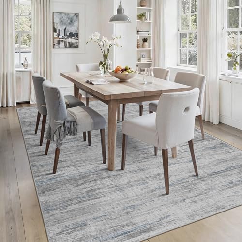 8x10 Area Rugs for Living Room (Blue/Grey / 8' x 10' (Rectangular))