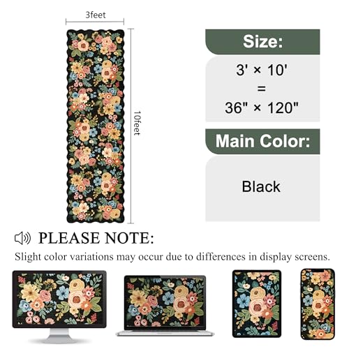 3x10 Runner Rug (Black (Big) / 3' x 10' (Rectangular))