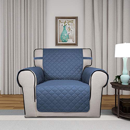 Reversible Chair Sofa Cover Dog Couch Covers for Sofa (Small / Dark Blue/Light Blue)
