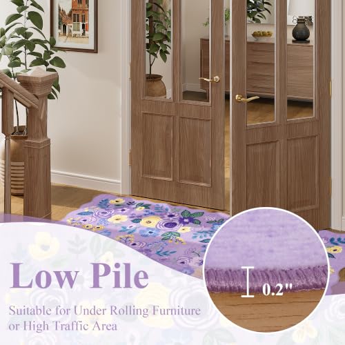 2x3 Rugs for Entryway (Purple (Big) / 2' x 3' (Rectangular))