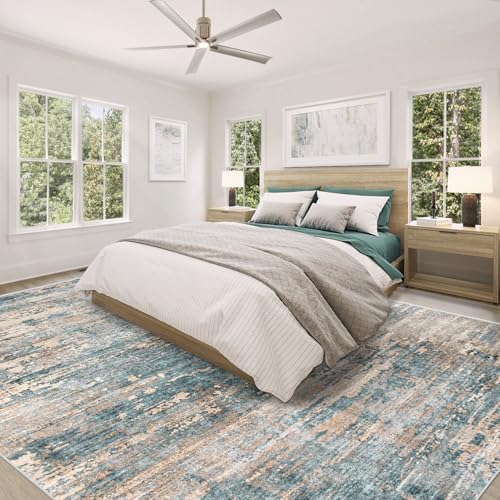 9x12 Area Rug for Living Room (Green Brown / 9' x 12' (Rectangular))