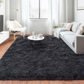 Rugs for Bedroom 4x6 (4' x 6' (Rectangular) / Charcoal Gray)