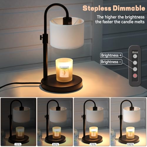 Candle Warmer Lamp with Timer (White)