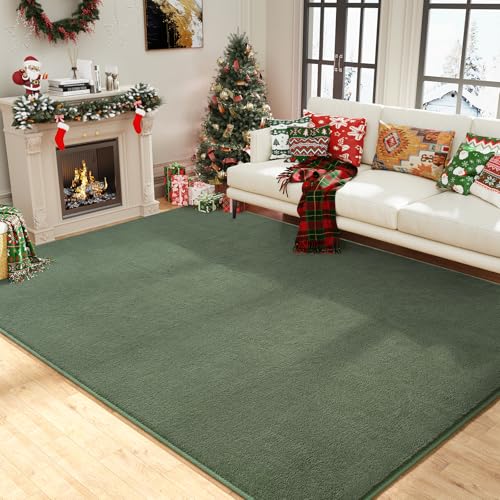 Sage Green Area Rugs for Bedroom Living Room (6' x 9' (Rectangular) / Sage Green)
