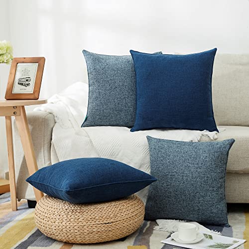 Throw Pillow Covers 20x20 (Blue-2pack / 20" x 20" (Pack of 2))