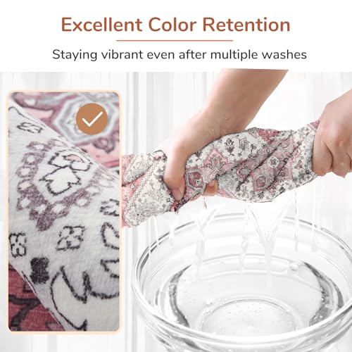 Soft Area Rugs 3x5 (3' x 5' (Rectangular) / Pink)