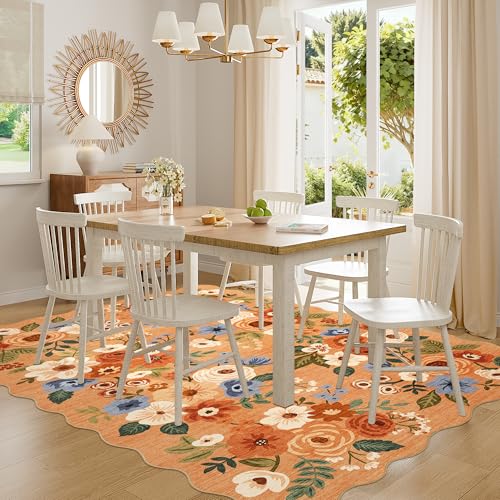 6x9 Area Rugs (Orange (Big) / 6' x 9' (Rectangular))