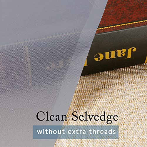 Grey Sheer Curtains 144 inch Extra Long (Grey / 42"W x 144"L (Pack of 2))