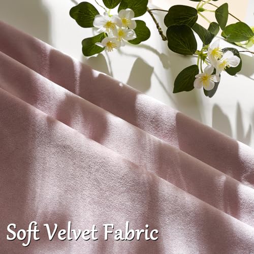 Sweet Lilac Velvet Throw Pillow Covers 24x24 Pack of 2 (Sweet Lilac / 24" x 24" (Pack of 2))