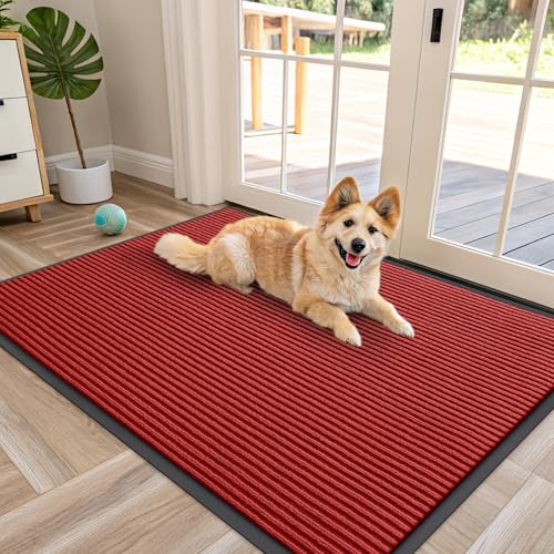 Front Door Mat 47x30 (Red / 47" X 30")