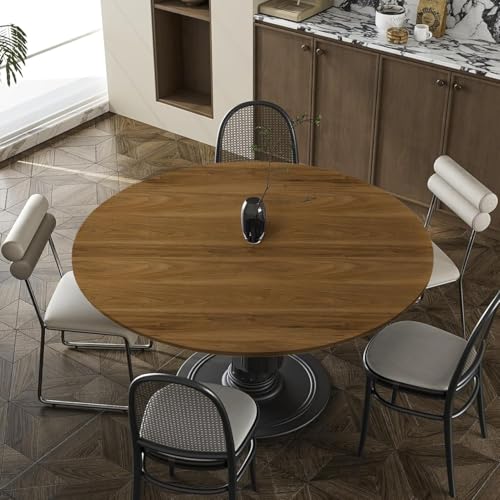 Wood Grain Contact Paper Peel and Stick Walnut Wallpaper Thicken Vintage (Light Brown / 23.6" x 197")