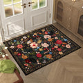 Door Mat 2x3 Area Rug Washable (Black / 2' x 3' (Rectangular))