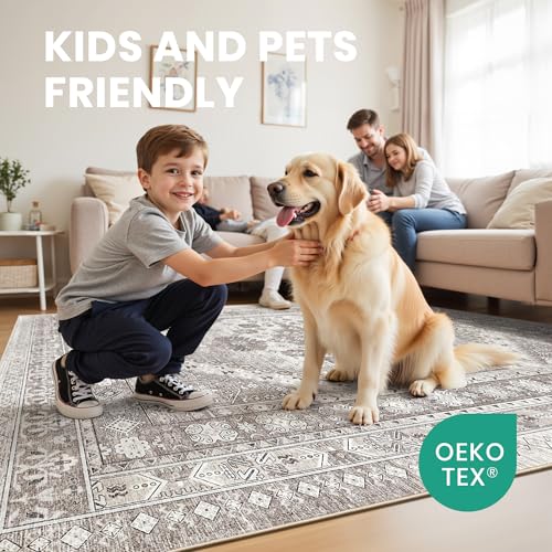5x8 Area Rugs for Living Room (Brown/Beige / 5' x 8' (Rectangular))