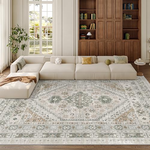 8x10 Area Rugs for Living Room (Brown/Grey / 8' x 10' (Rectangular))