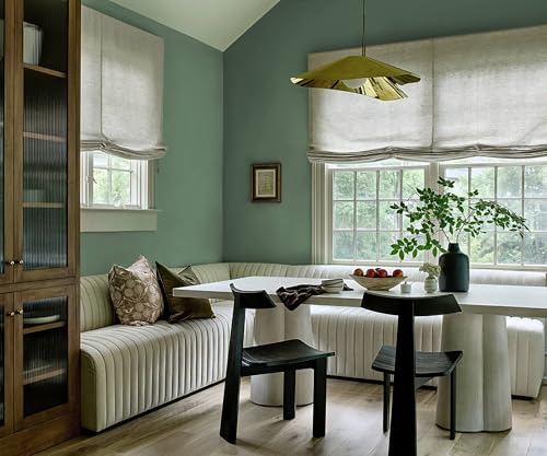 590''x17.7'' Green Peel and Stick Wallpaper Contact Paper Modern Self Adhesive Wall Paper Removable Renter Friendly Textured Solid Color Shelf Cabinet Vinyl Roll (Dark Green / 17.7" x 590")