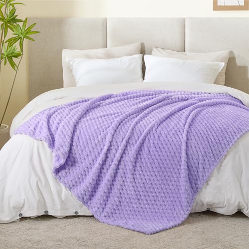 Lavender Large Throw Blanket for Couch (Lavender / Throw XL(50"x70"))