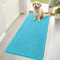 Dog Door Mat for Muddy Paws 70x32 (Aqua Blue / 70" X 32")