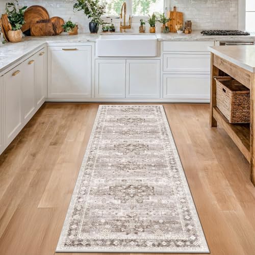 Boho Bathroom Rug 2x5 Runner (2' x 5' (Runner) / Latte / Beige)