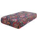 Printed Couch Cushion Covers (Red & Black / Seat Cover Medium)