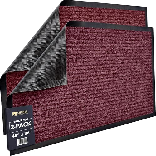Front Door Mat (48" x 36" / Red)