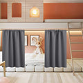 Half Curtain Tiers 36 inch Length (Grey / 34"W x 36"L (Pack of 2))