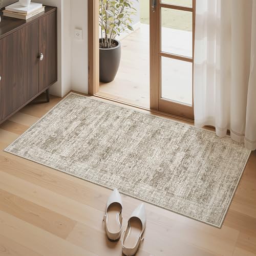 2x4 Washable Rugs for Kitchen (Brown / 2' x 4' (Rectangular))